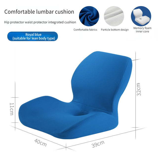 Memory Foam Car Seat and Office Chair Cushion Set