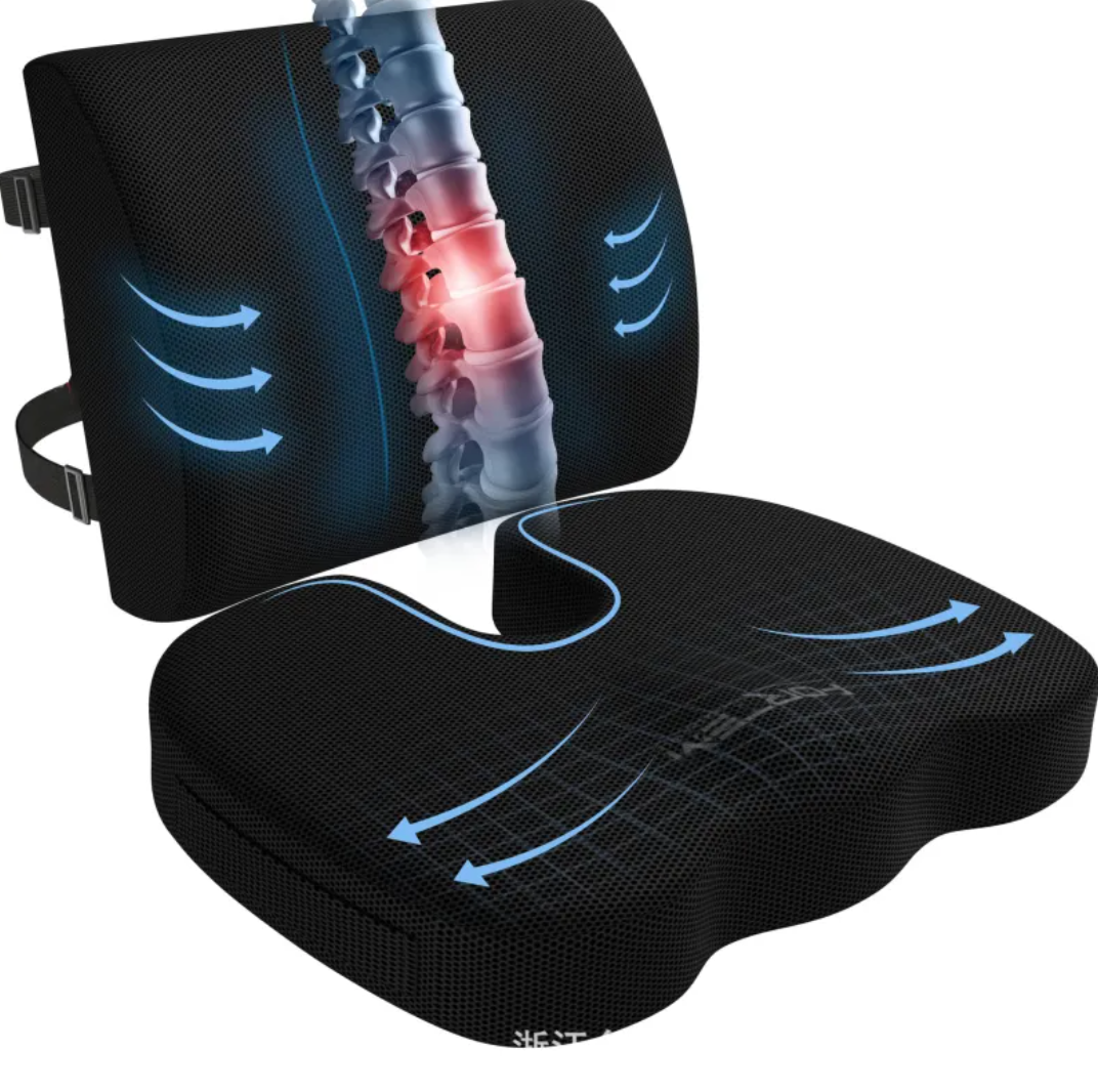 Ergonomic Office Seat Cushion with Hip Support