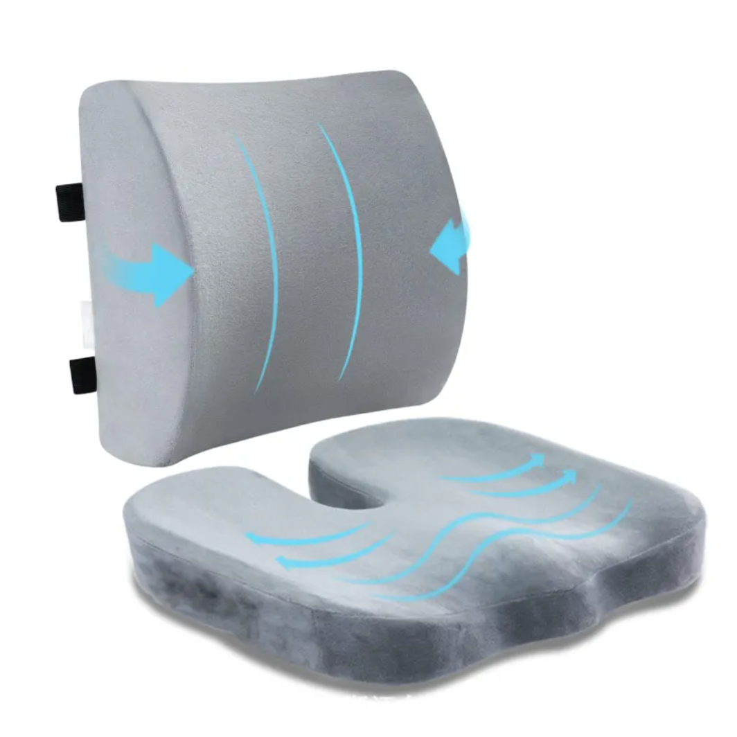 Ergonomic Office Seat Cushion with Hip Support