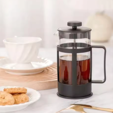 French Press Coffee Maker – Borosilicate Glass Coffee & Tea Brewer