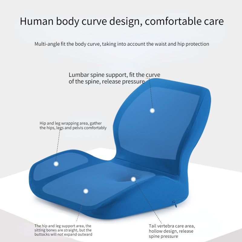 Memory Foam Car Seat and Office Chair Cushion Set