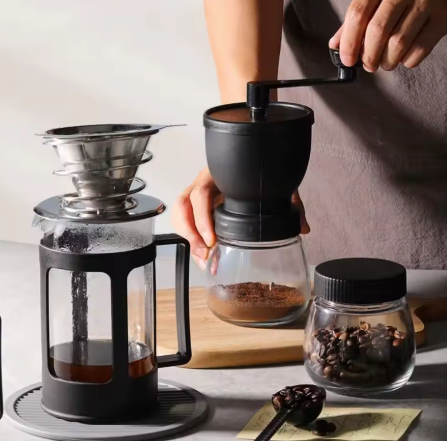French Press Coffee Maker – Borosilicate Glass Coffee & Tea Brewer