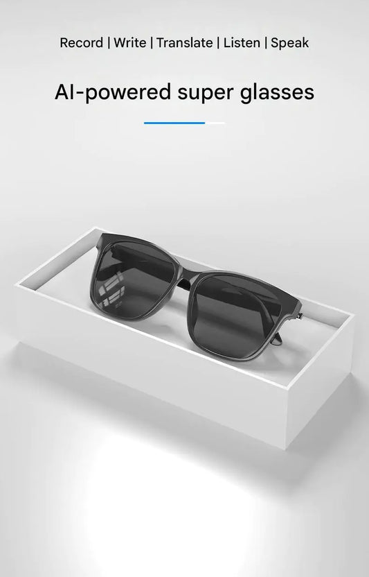 Intelligent AI Translation Glasses | NO CAMERA - Enjoy Translation, Music & Calls | For Men & Women